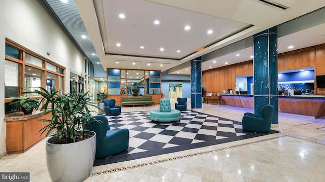 3101 Boardwalk Unit 1206-2, Atlantic City, NJ 08401 - building lobby featuring recessed lighting