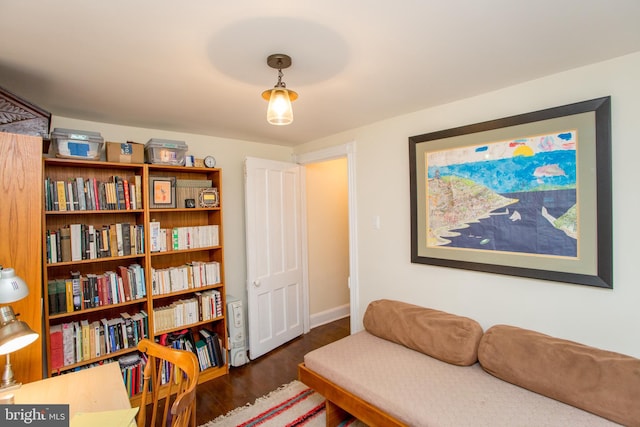 256 N Union St, Lambertville, NJ 08530 - living area with wood finished floors and baseboards
