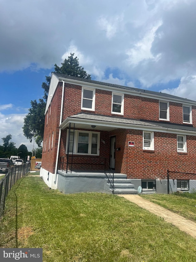 3958 Oakford Ave, Baltimore, MD 21215 - view of front of house with brick siding and a porch