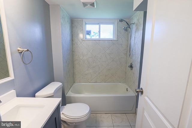 3958 Oakford Ave, Baltimore, MD 21215 - full bathroom featuring vanity and bathtub / shower combination