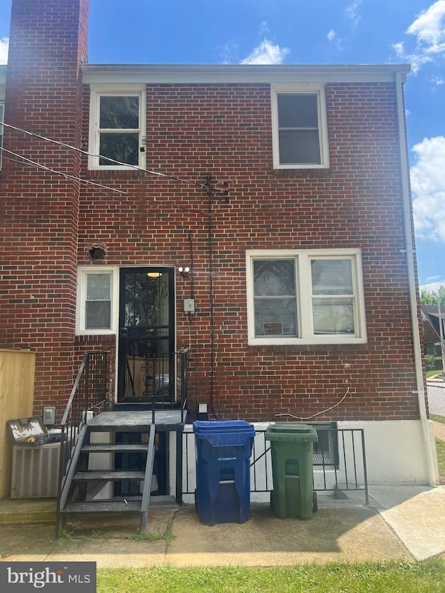 3958 Oakford Ave, Baltimore, MD 21215 - rear view of property featuring brick siding