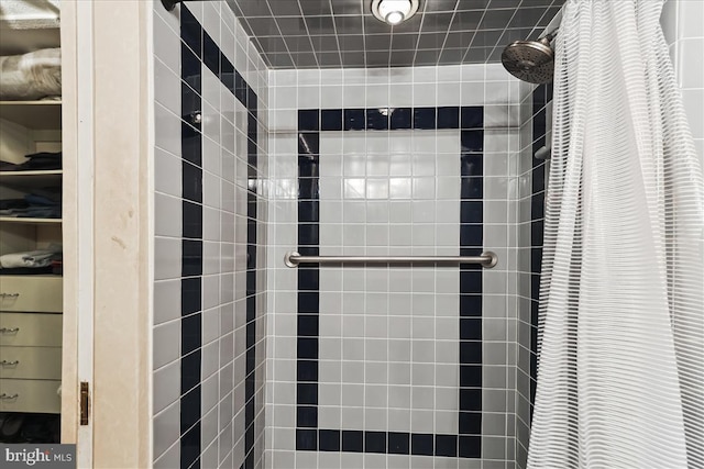430 M St SW Unit N-609, Washington, DC 20024 - bathroom with tiled shower