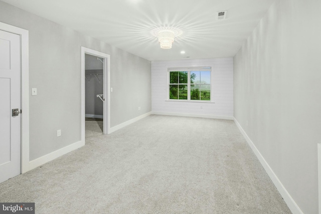 385 Nolf Rd, Nazareth, PA 18064 - unfurnished bedroom featuring carpet floors, a walk in closet, baseboards, and a closet
