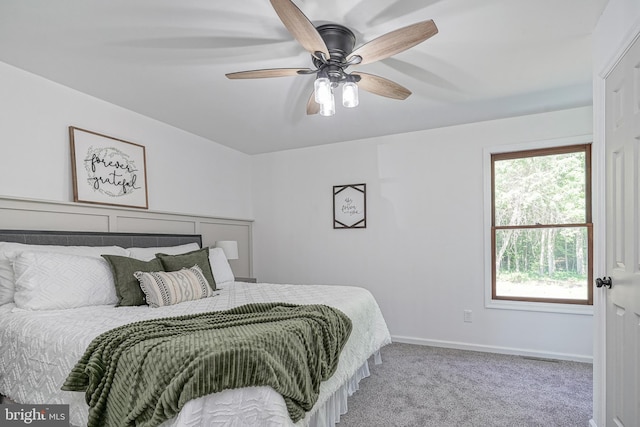 360 N Broad St, Clayton, NJ 08312 - bedroom featuring carpet floors, baseboards, and ceiling fan