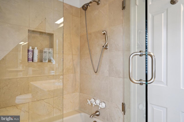 2001 19th St NW Unit 10, Washington, DC 20009 - full bathroom with bath / shower combo with glass door