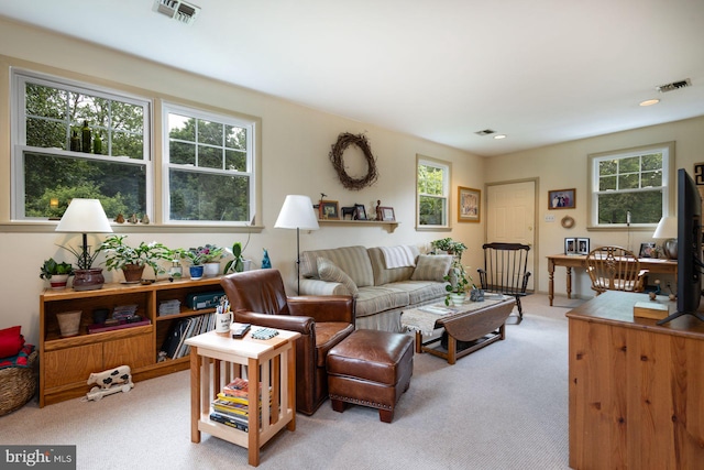 550 Somerton Ave, Philadelphia, PA 19116 - living room featuring light carpet