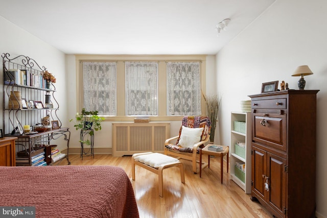 550 Somerton Ave, Philadelphia, PA 19116 - bedroom with radiator heating unit and light wood-style flooring