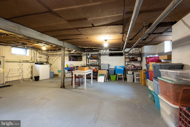 550 Somerton Ave, Philadelphia, PA 19116 - basement with washer / dryer