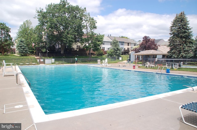 404 Franklin Ct, North Wales, PA 19454 - community pool featuring a patio area