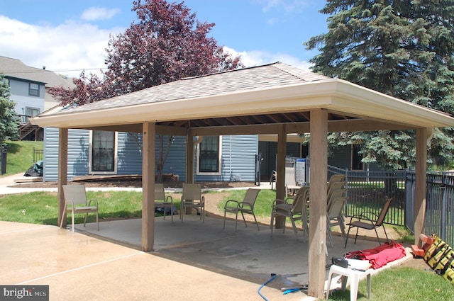 404 Franklin Ct, North Wales, PA 19454 - view of home's community featuring a gazebo and a patio area