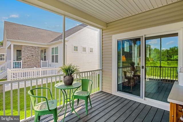 36529 Burleson Dr, Frankford, DE 19945 - view of sunroom / solarium