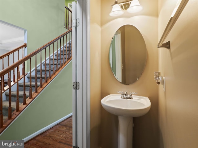 9499 Ballagan Ct, Bristow, VA 20136 - bathroom with wood finished floors