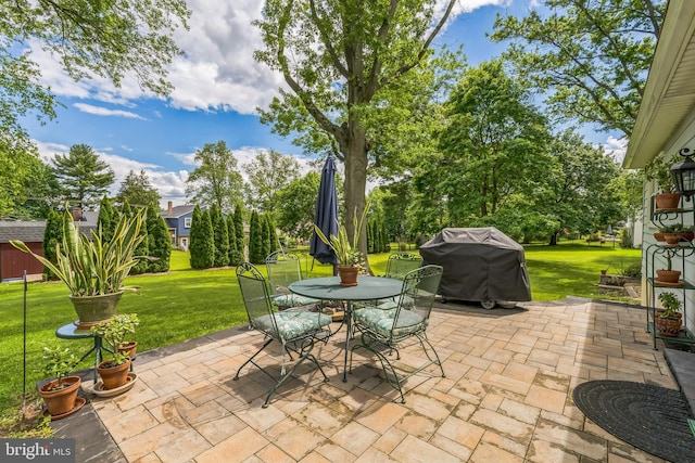 221 Shirley, Jeffersonville, PA 19403 - view of patio / terrace featuring outdoor dining space and area for grilling