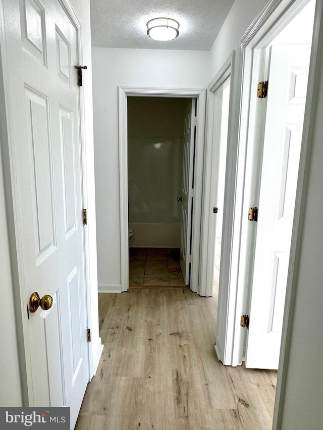 326 Banbury Ter, Winchester, VA 22601 - hall featuring light wood-type flooring and a textured ceiling