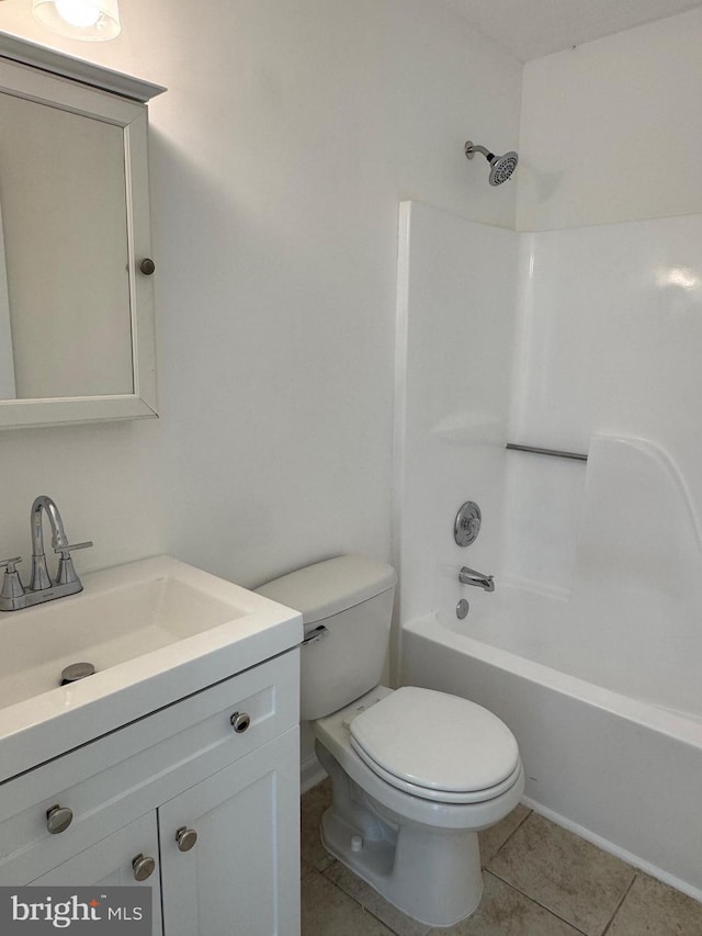 326 Banbury Ter, Winchester, VA 22601 - full bath featuring vanity, toilet, tile patterned flooring, and shower / bath combination