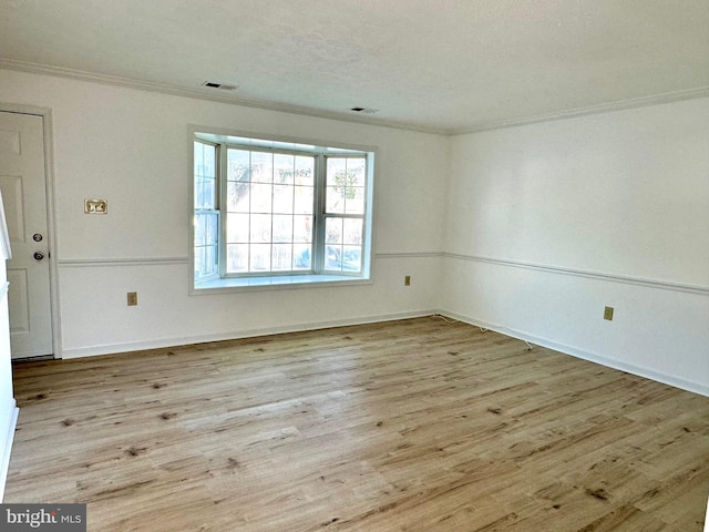 326 Banbury Ter, Winchester, VA 22601 - spare room with ornamental molding, wood finished floors, and baseboards