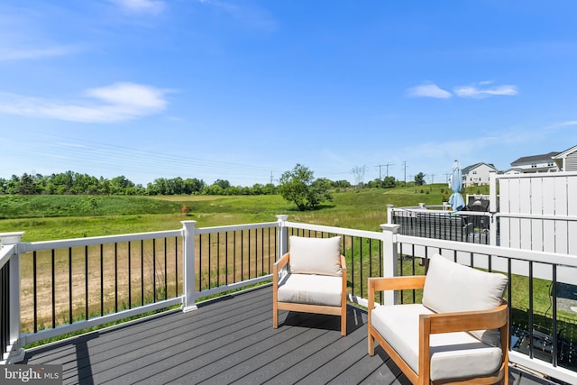 65 Tamarack Cir, Eagleville, PA 19403 - wooden deck with a view of rural / pastoral area