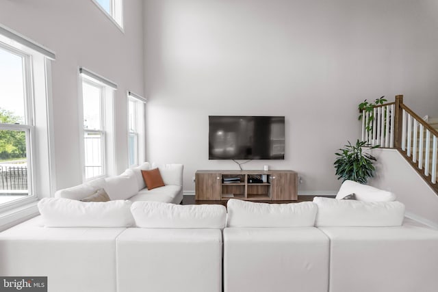 65 Tamarack Cir, Eagleville, PA 19403 - living area with healthy amount of natural light and baseboards