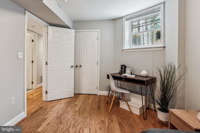 2510 Ontario Rd NW Unit 1, Washington, DC 20009 - office featuring light wood-style flooring and baseboards