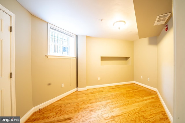 2510 Ontario Rd NW Unit 1, Washington, DC 20009 - basement with wood finished floors and baseboards