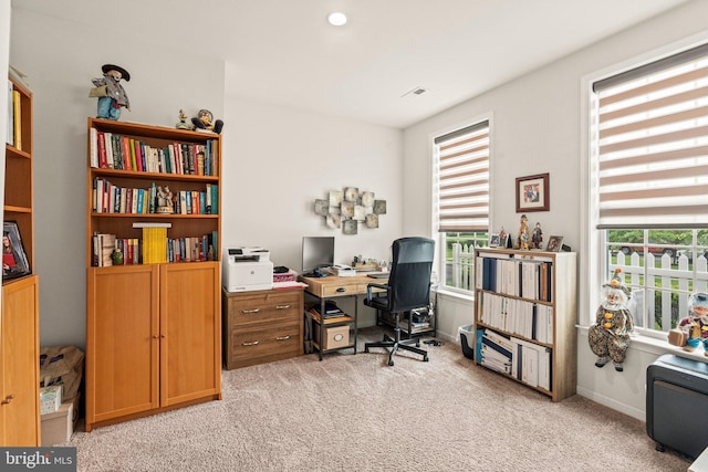 1255 Webb Dr, Perkasie, PA 18944 - office area with light colored carpet and baseboards