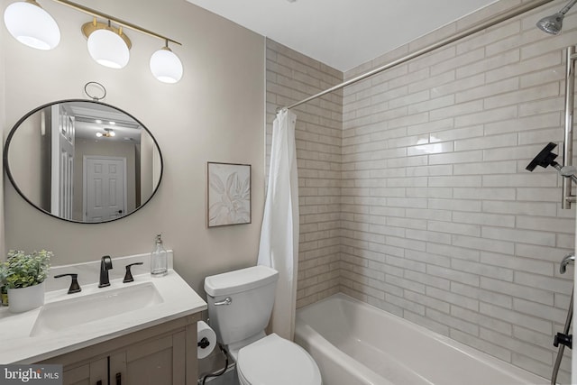 12516 Castleleigh Pl, Silver Spring, MD 20904 - full bath featuring shower / bath combo, vanity, and toilet