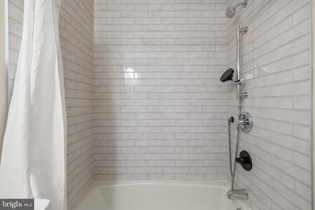 12516 Castleleigh Pl, Silver Spring, MD 20904 - bathroom featuring shower / bathtub combination with curtain