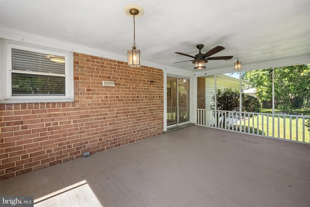 12516 Castleleigh Pl, Silver Spring, MD 20904 - view of patio with a ceiling fan
