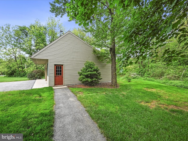 3622 Pricetown Rd, Fleetwood, PA 19522 - view of home's exterior with a lawn
