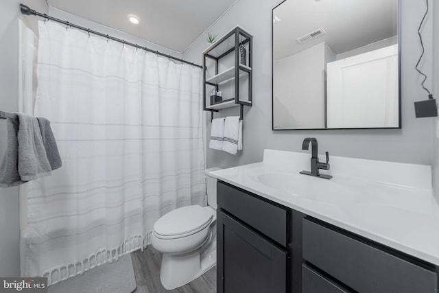 33 Burr St, Williamstown, NJ 08094 - bathroom featuring vanity, toilet, and wood finished floors