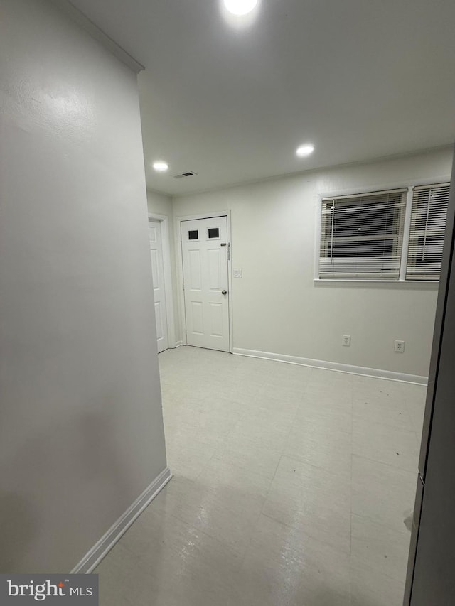 40775 Kennedy Ct, Mechanicsville, MD 20659 - hallway featuring baseboards and recessed lighting