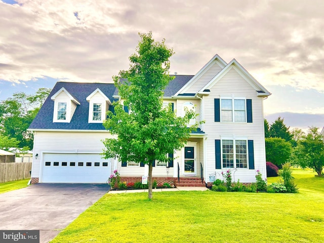 126 Greenway St, Fredericksburg, VA 22405 - traditional-style home featuring driveway, a garage, and a shingled roof