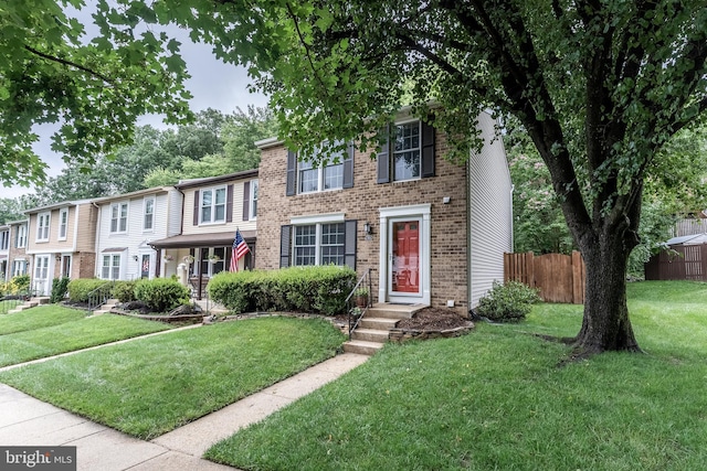 7414 Golden Horseshoe Ct, Springfield, VA 22153 - view of front of property featuring brick siding