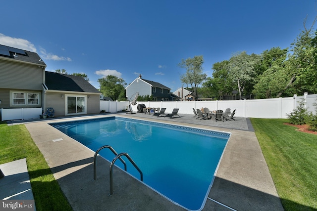 100 Shenandoah Rd, Cinnaminson, NJ 08077 - view of pool featuring a patio and outdoor dining area