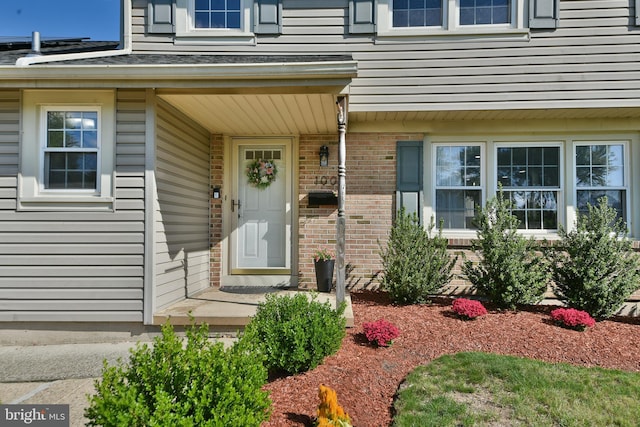 100 Shenandoah Rd, Cinnaminson, NJ 08077 - entrance to property featuring brick siding