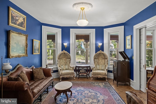 100 W Maple Ave, Merchantville, NJ 08109 - living area with baseboards