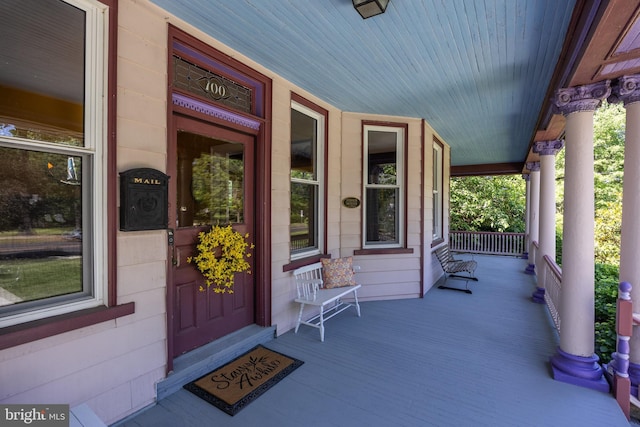 100 W Maple Ave, Merchantville, NJ 08109 - entrance to property featuring a porch