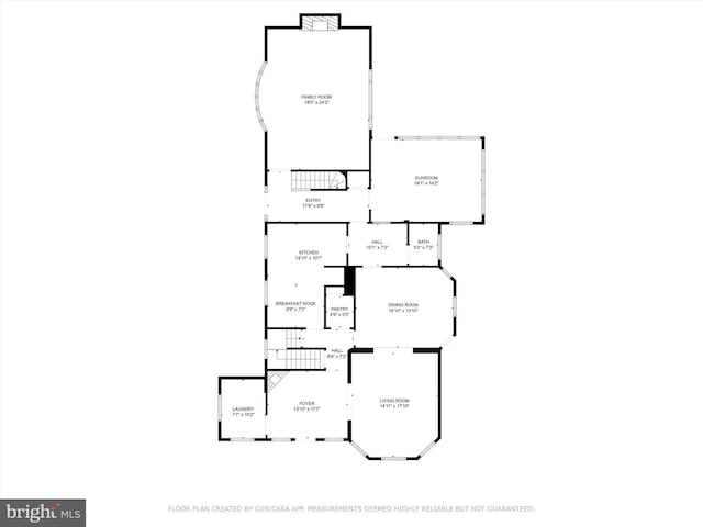 100 W Maple Ave, Merchantville, NJ 08109 - home floor plan