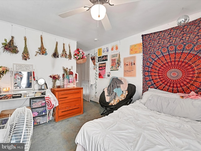 328 W 2nd St, Birdsboro, PA 19508 - bedroom with carpet flooring and ceiling fan