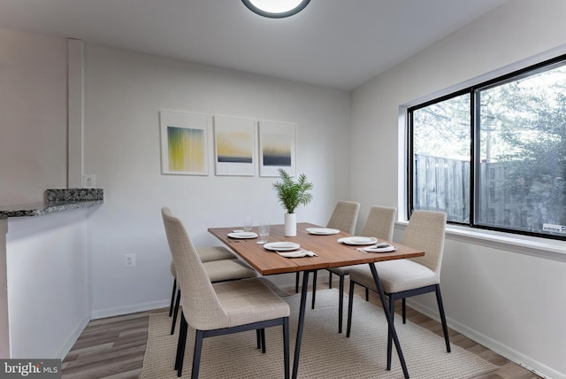 2856 Dover Ln Unit 103, Falls Church, VA 22042 - dining room with light wood finished floors