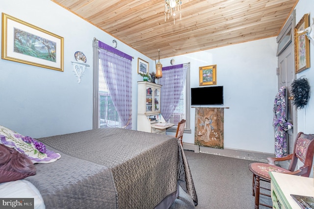 135 Lucknow Rd, Harrisburg, PA 17110 - carpeted bedroom featuring wooden ceiling