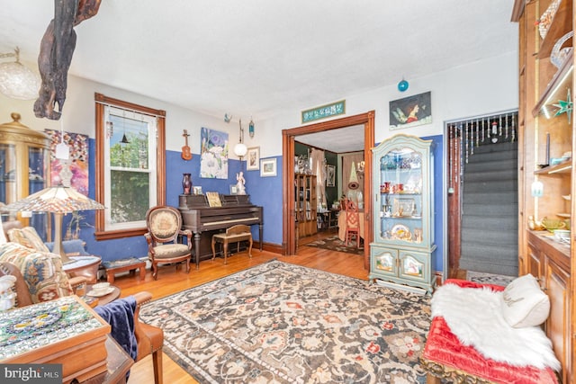 135 Lucknow Rd, Harrisburg, PA 17110 - living room featuring stairway and wood finished floors