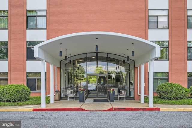1 Smeton Pl Unit 1004, Towson, MD 21204 - doorway to property with brick siding