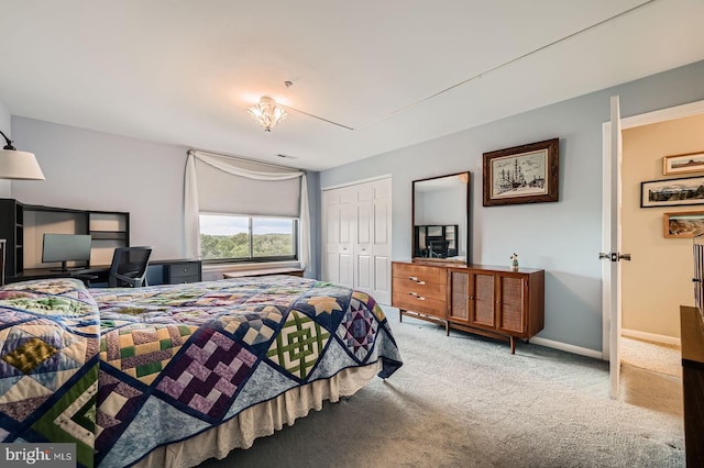 1 Smeton Pl Unit 1004, Towson, MD 21204 - carpeted bedroom with a closet and baseboards