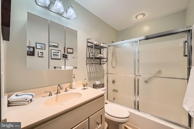 1 Smeton Pl Unit 1004, Towson, MD 21204 - full bath featuring combined bath / shower with glass door, vanity, and toilet