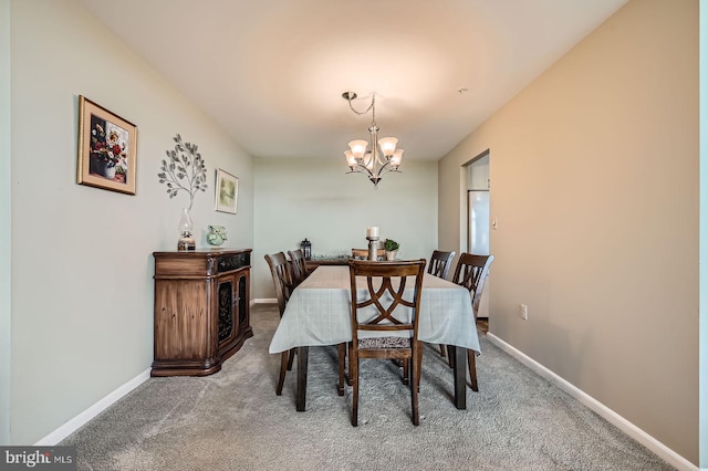 1 Smeton Pl Unit 1004, Towson, MD 21204 - dining space with a chandelier, carpet floors, and baseboards