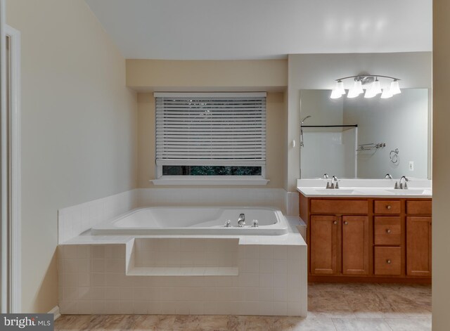 1451 Apple, Saint Leonard, MD 20685 - bathroom with a garden tub and double vanity