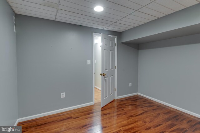 1451 Apple, Saint Leonard, MD 20685 - below grade area with wood finished floors and baseboards