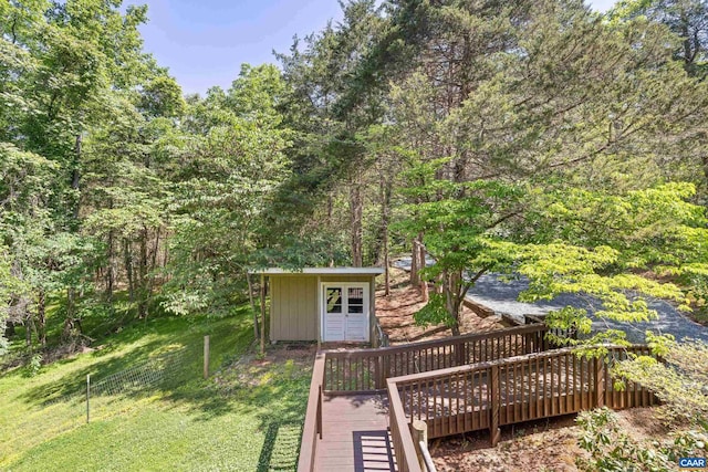 3720 Glenaire Dr, Charlottesville, VA 22901 - view of yard with a deck and a forest view