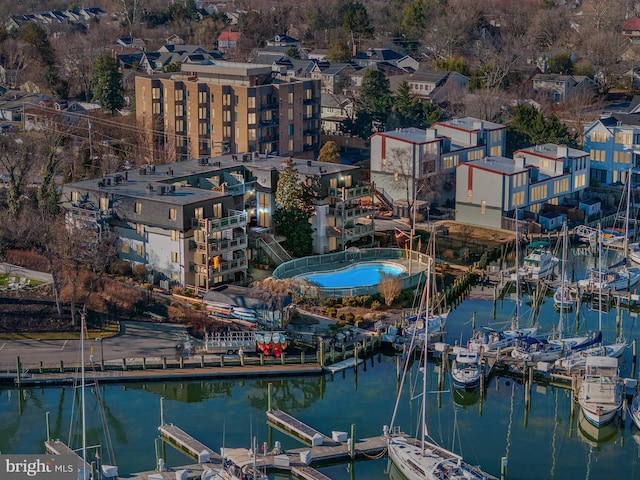 319 6th St Slip # 39, Annapolis, MD 21403 - aerial view of property's location featuring a large body of water